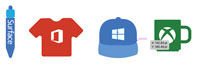 microsoft swag
